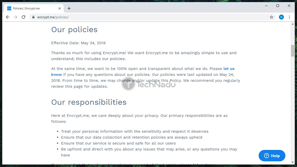 Encrypt.me Privacy Policy