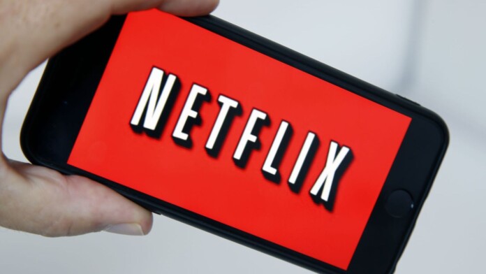 Netflix smartphone Netflix logo