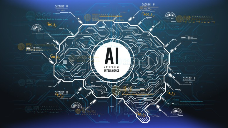 AI Futuristic Brain