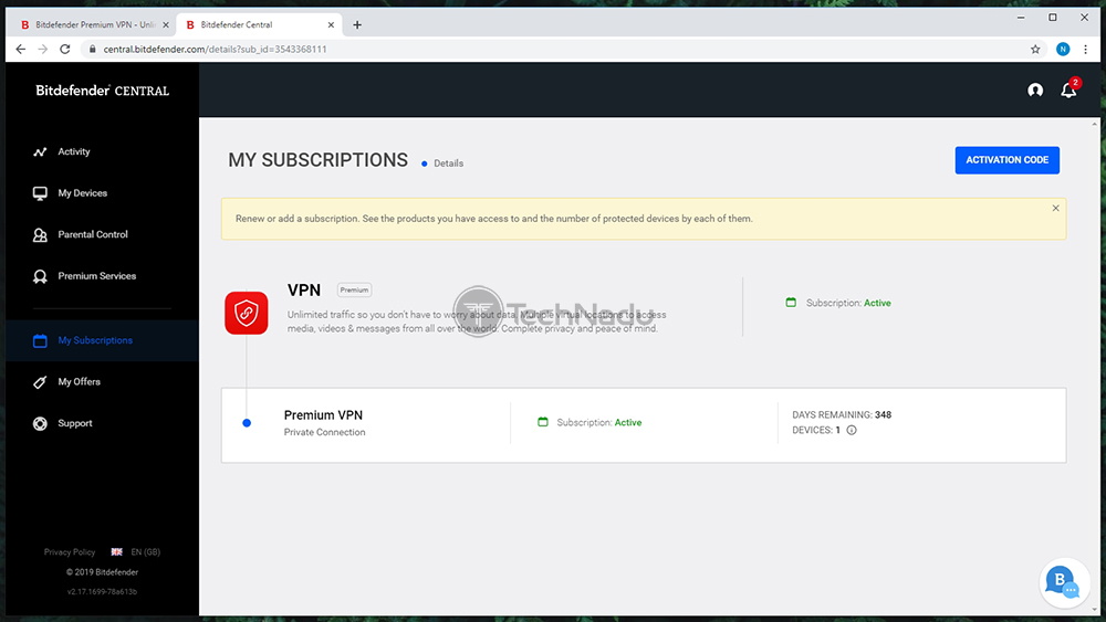 bitdefender premium vpn