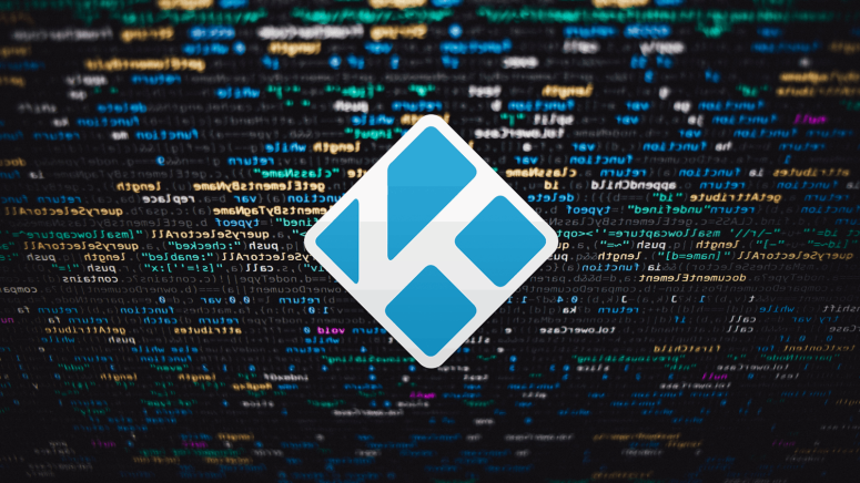 Kodi Logo Code Background