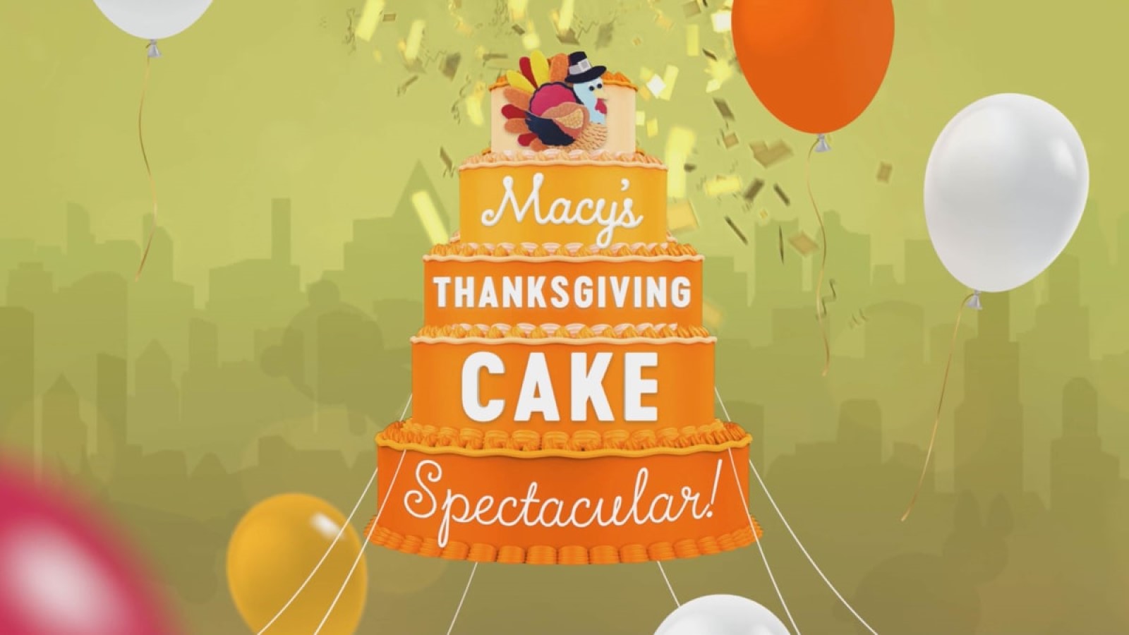 Macy's Thankgiving Cake Spectacular