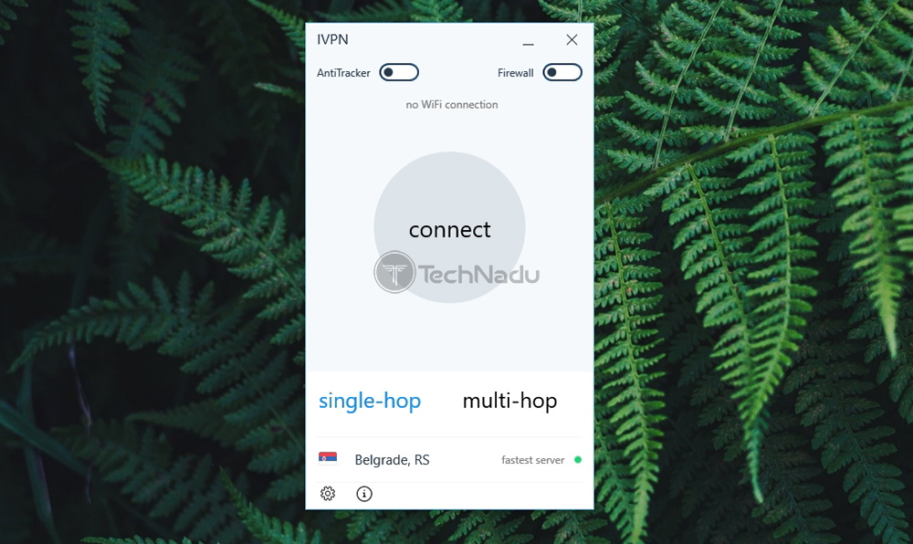 IVPN User Interface