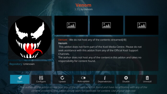 Venom Kodi Addon Venom Kodi Addon