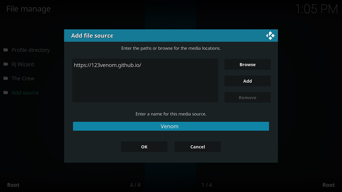 Venom Kodi Repository URL