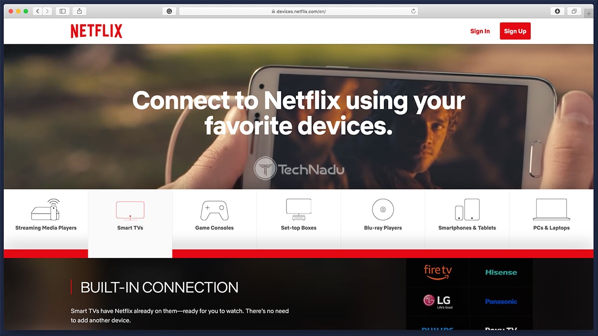 Netflix List of Supported Devices