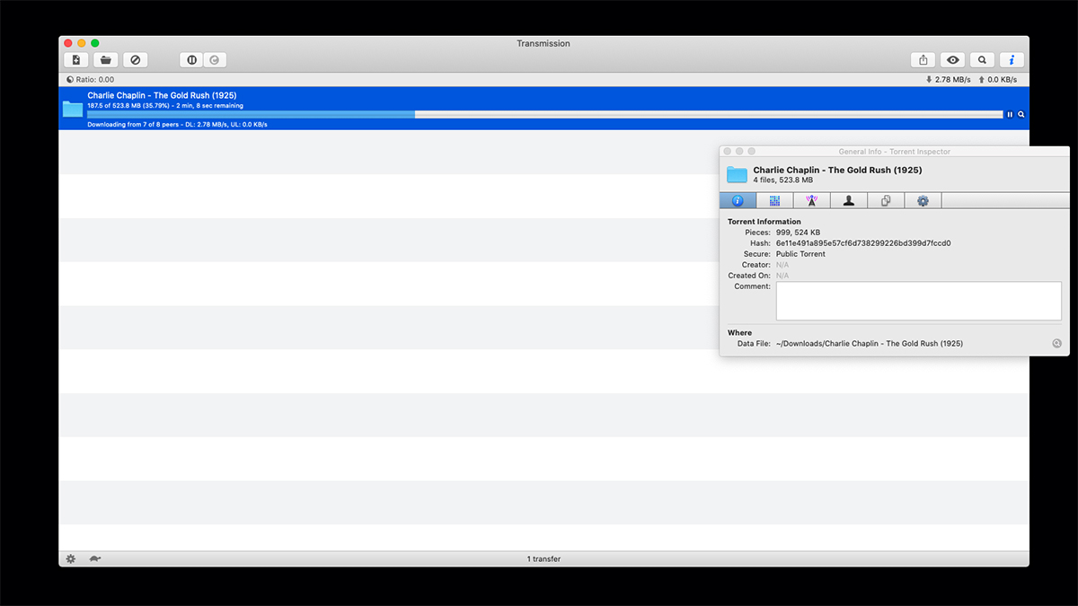 Transmission Not Downloading Mac