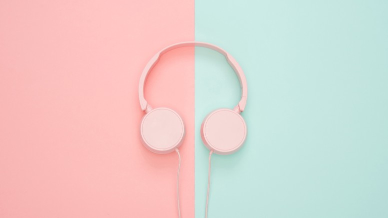 Pink Headphones
