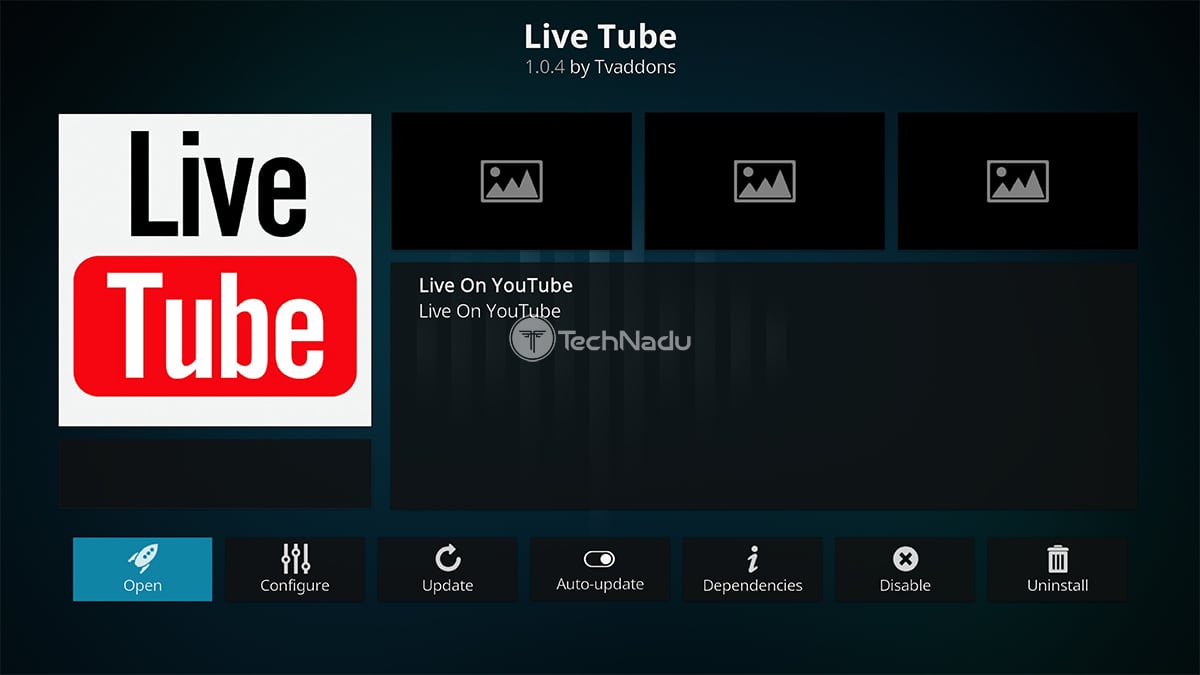 Live Tube Kodi Addon