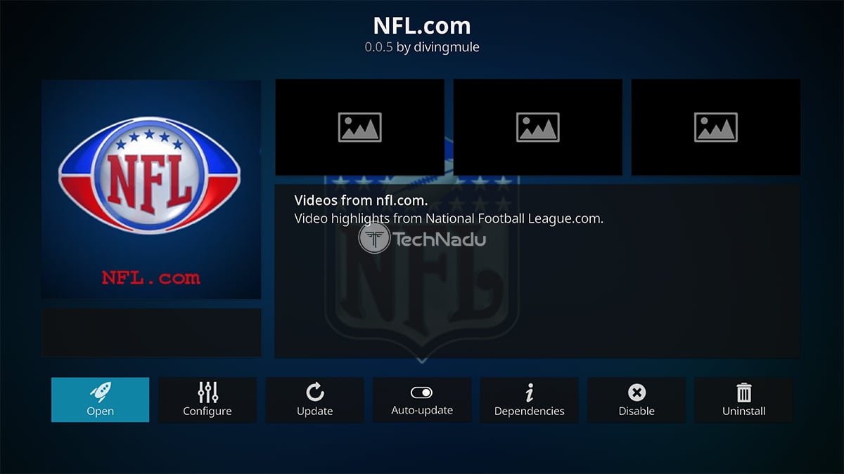 NFL Kodi Addon