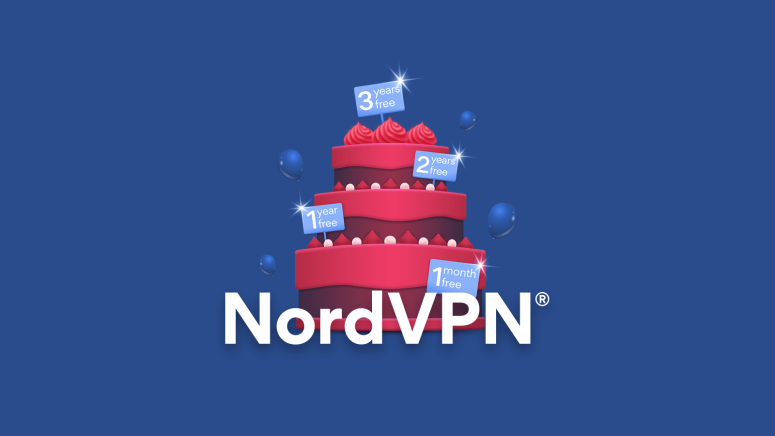 NordVPN Birthday Logo