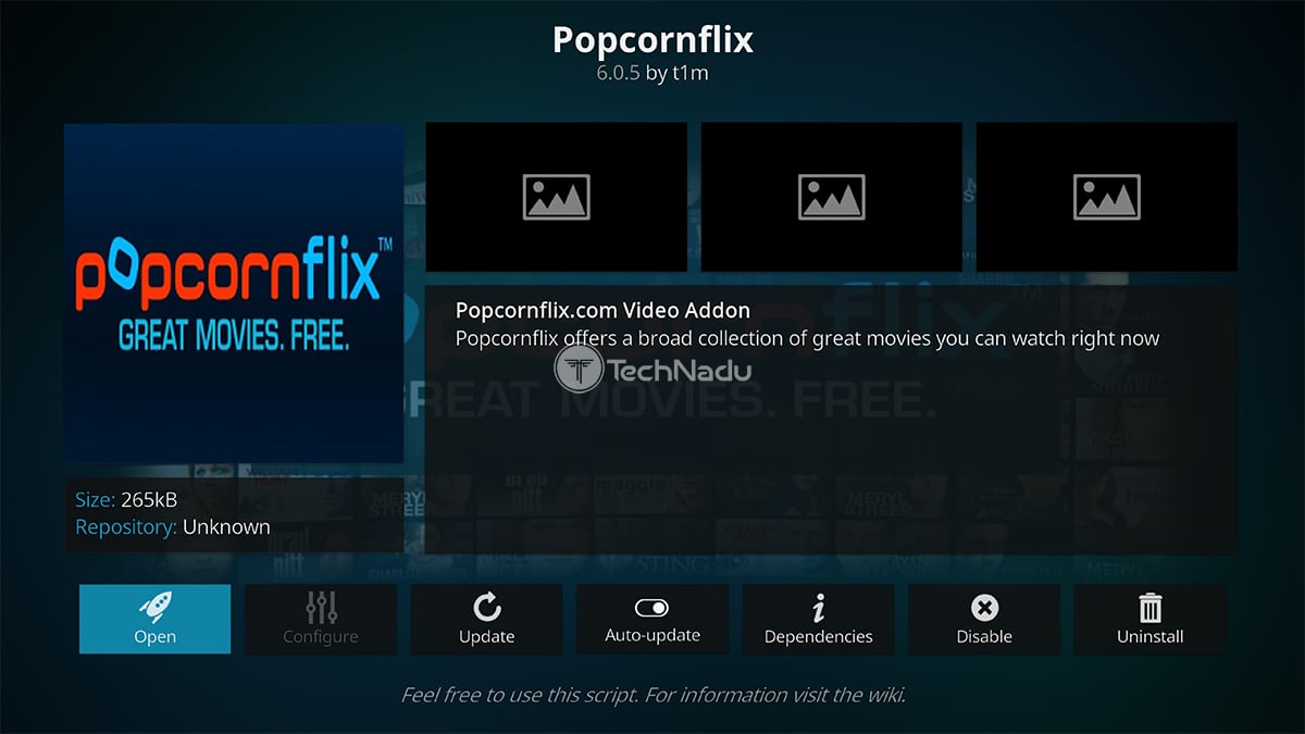 Popcornflix Kodi Addon