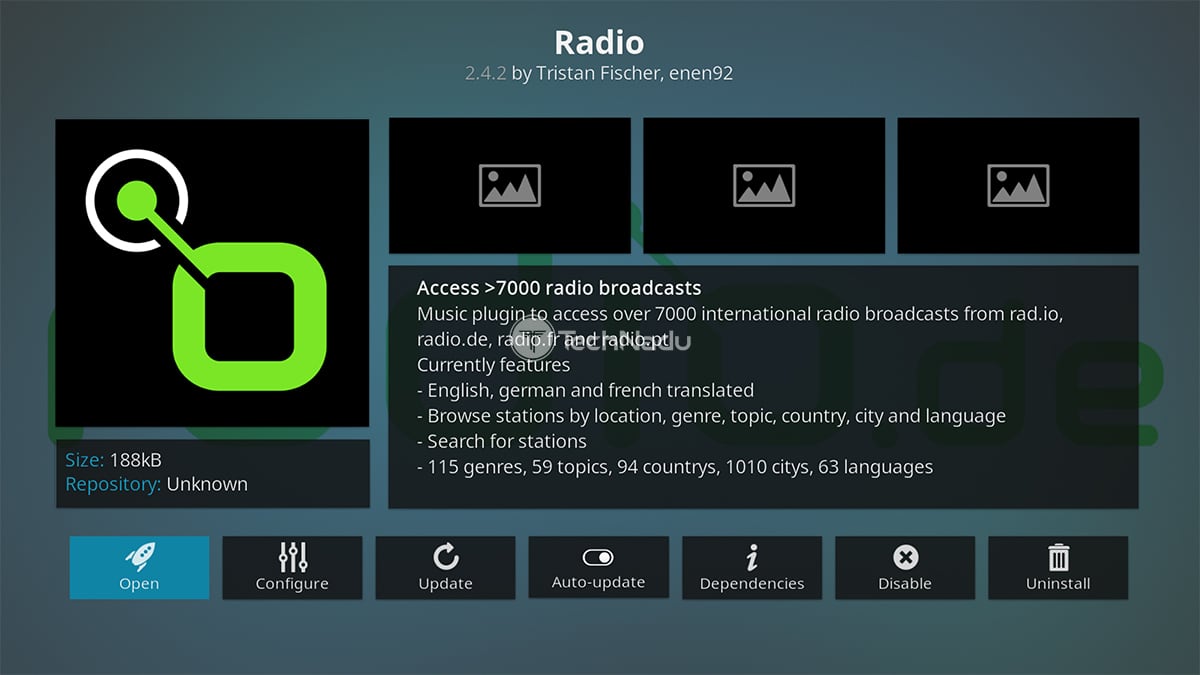 Radio Kodi Addon