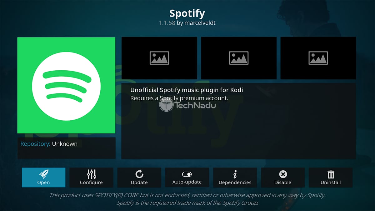 Spotify Kodi Addon