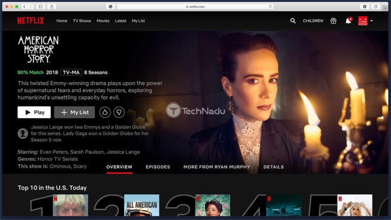 american horror story netflix türkiye