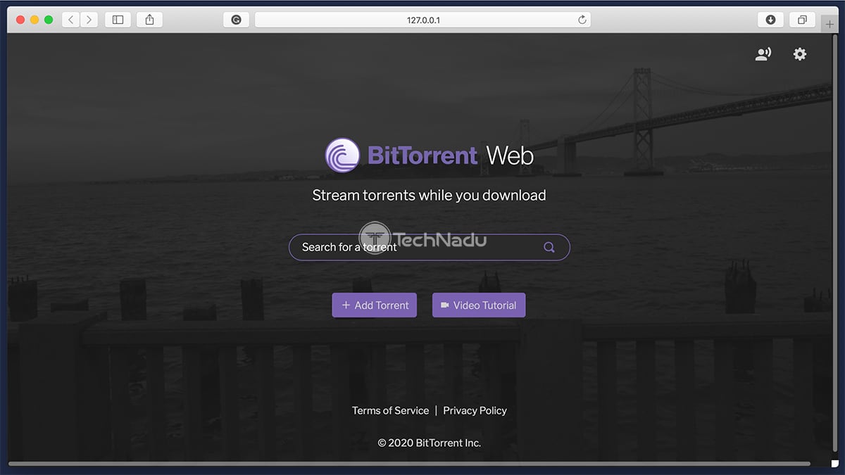 BitTorrent Web MacOS