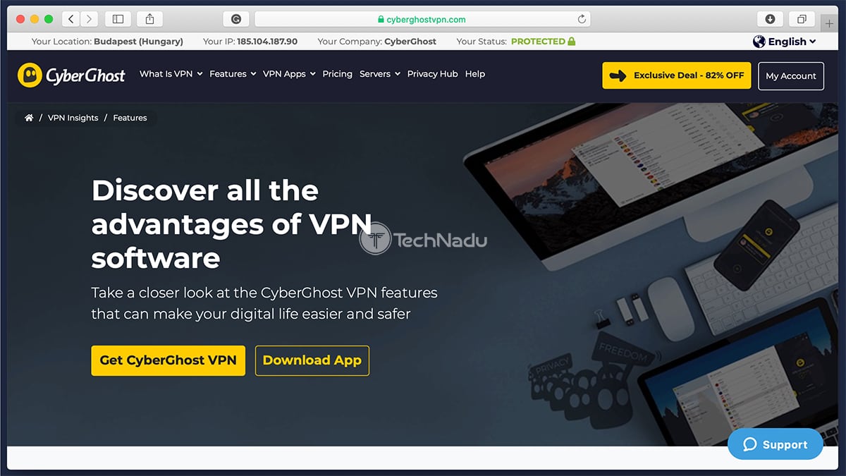 CyberGhost VPN Features