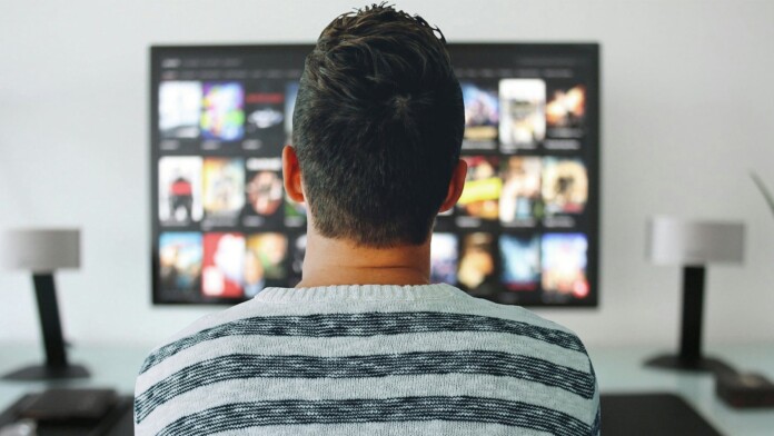 Man Watching TV