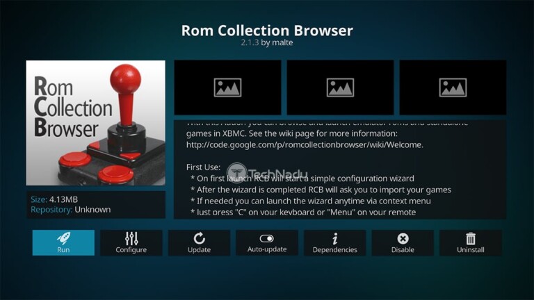 Как настроить rom collection browser