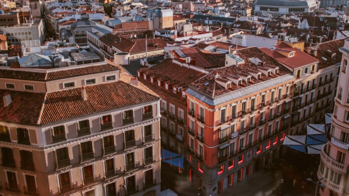 Spain Aerial City Photography