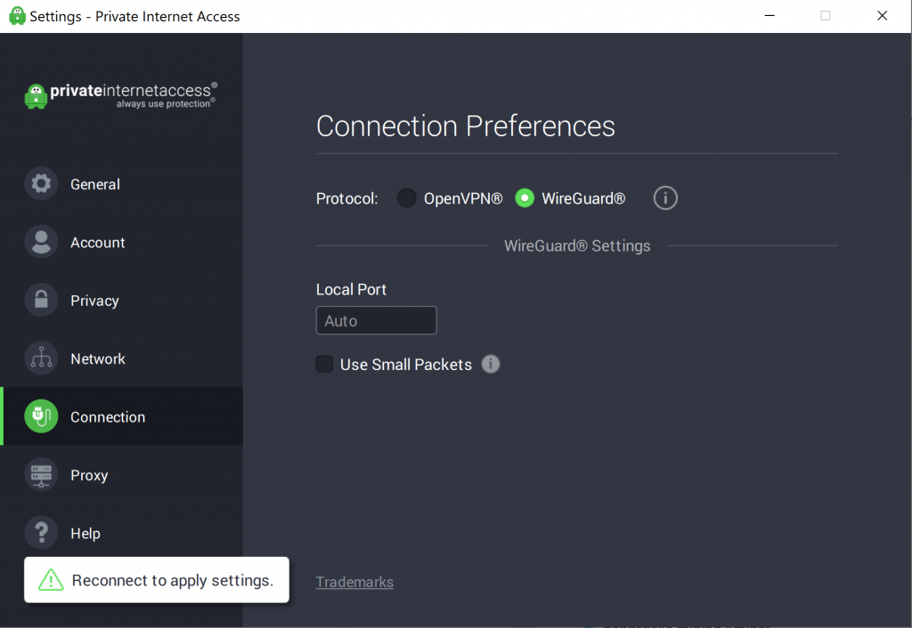 pia private internet access use router