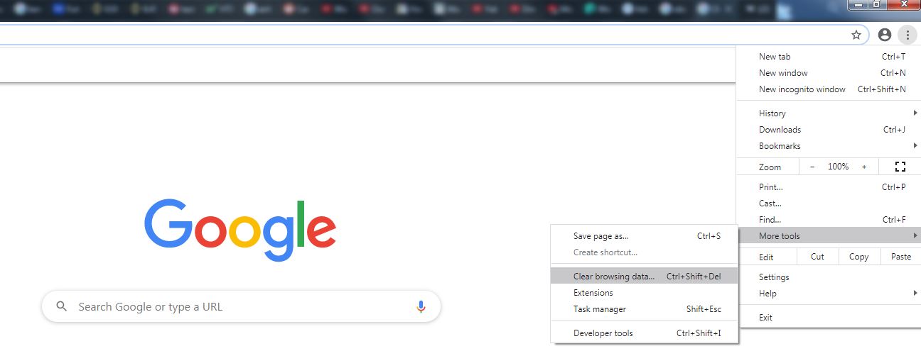 How to delete cookies on Chrome - first part.