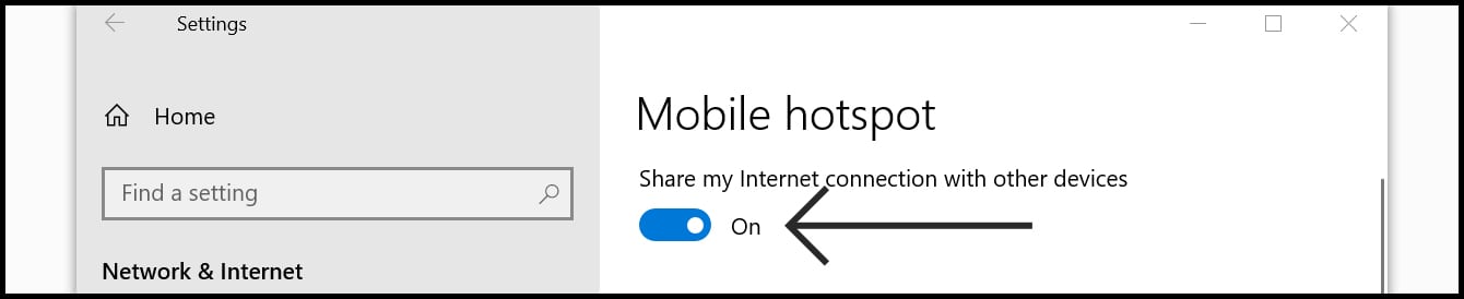 Windows 10 Mobile Hotspot Toggle