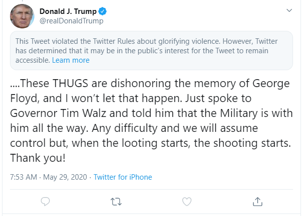 trump's tweet