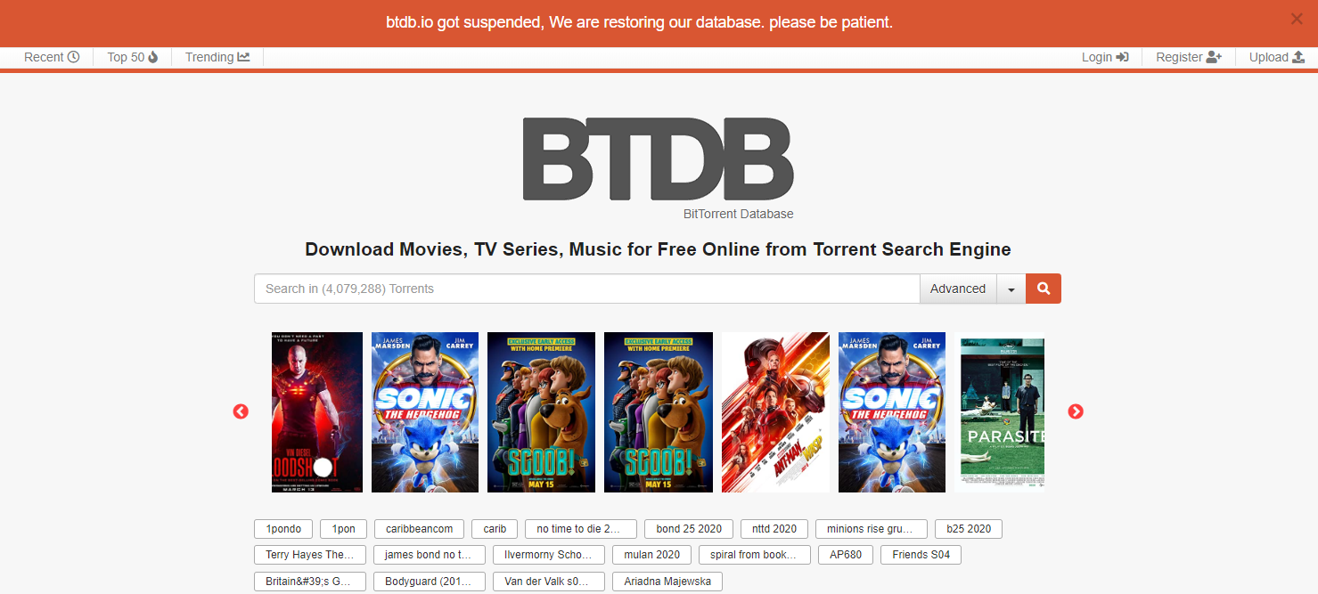 BTDB.io' Placed in “ServerHold” Status by Domain Registrar - TechNadu