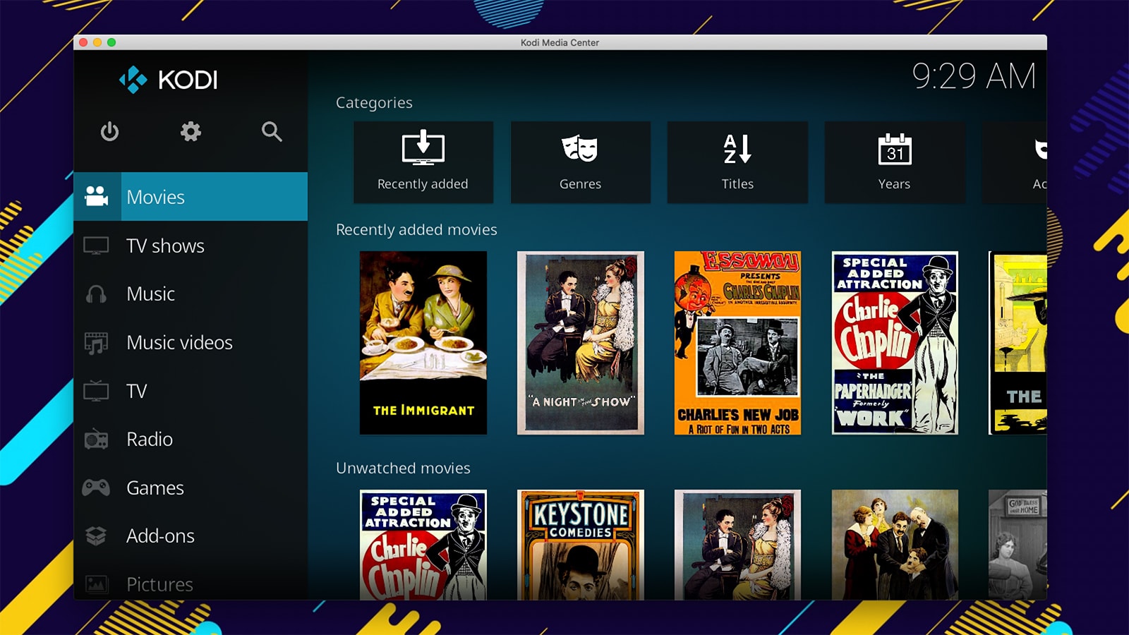 how to use kodi to find movies