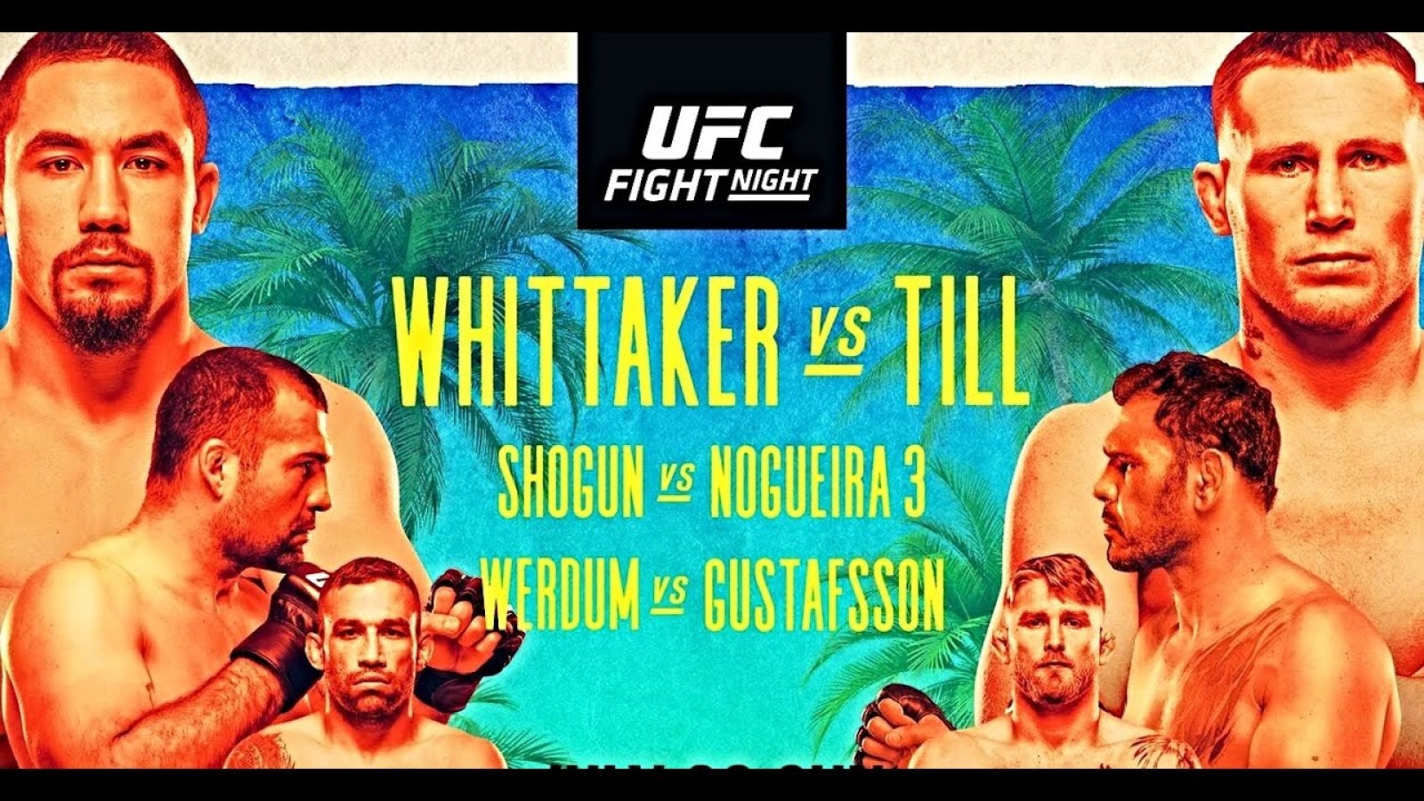 UFC Fight Night 174 Live Stream Whittaker vs. Till, Fight Card, Date