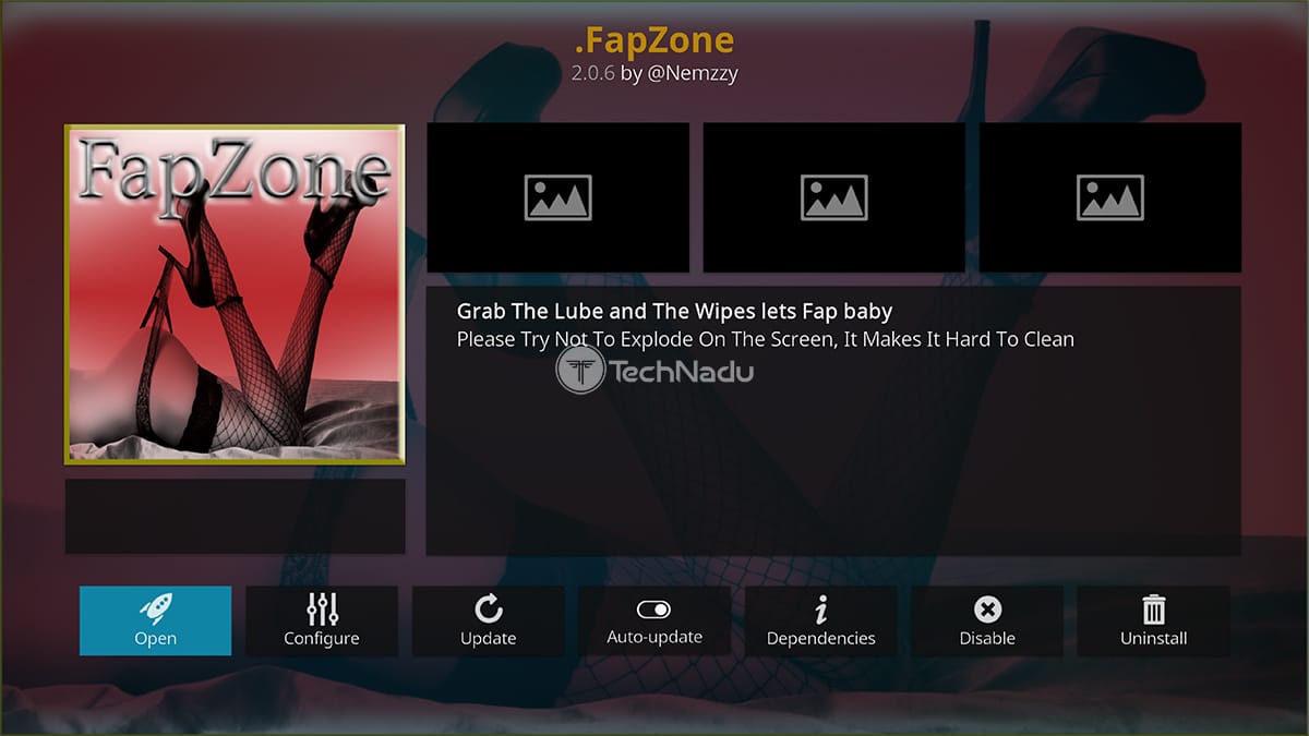 fapzone البالغ kodi addon