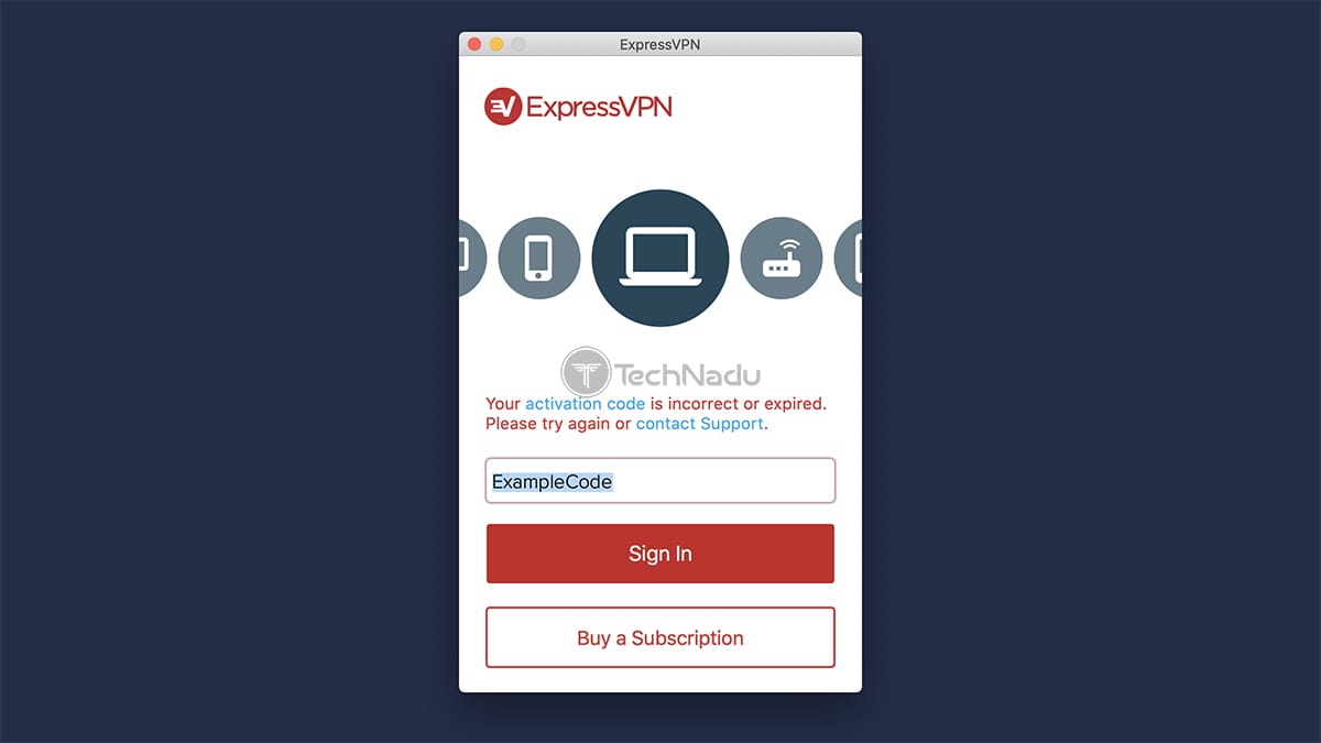  Solución de problemas Código de activación de ExpressVPN