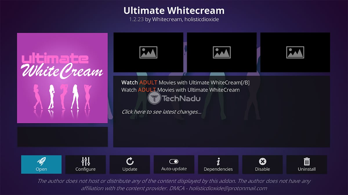 Ultimate Whitecream Kodi Porn Addon