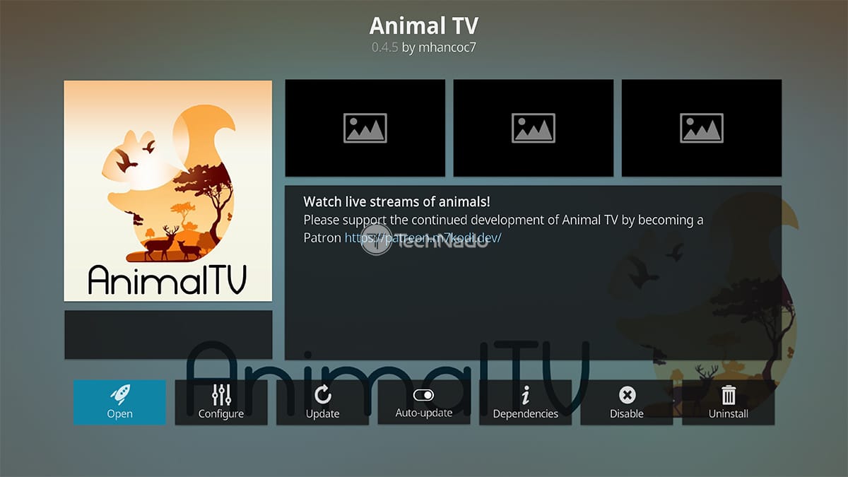 Animal TV Kodi Addon
