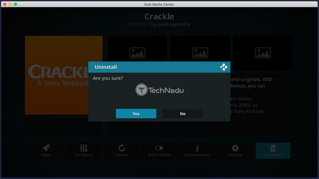 how to uninstall kodi on