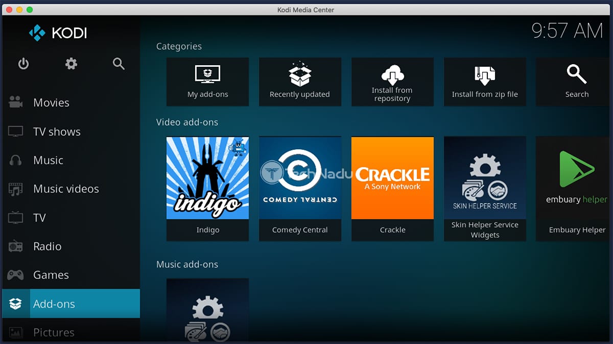 Kodi Addons Interface