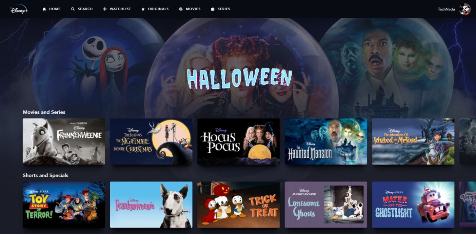 How to Find the Disney Plus Halloween Collection 2020 TechNadu