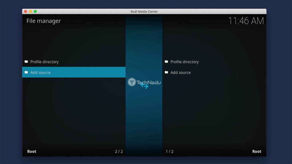 Adding New File Source to Kodi