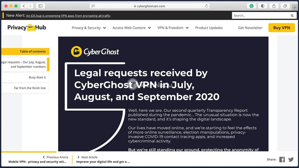 cyberghost vpn review 2021