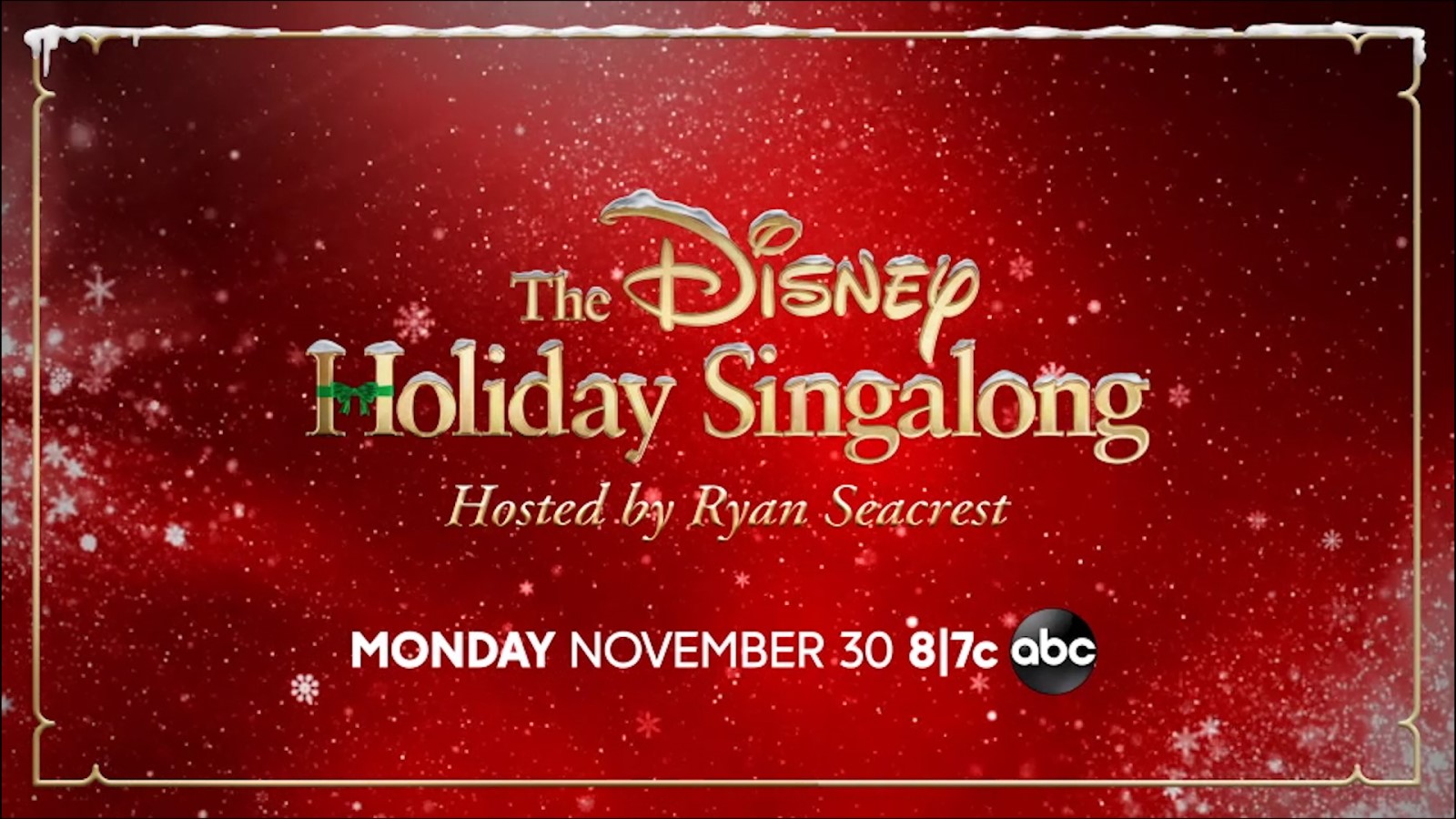 Disney Holiday Singalong 2020