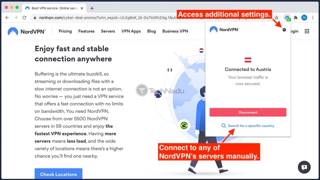 chrome extension nordvpn