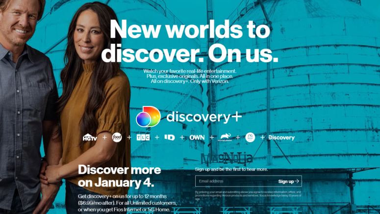 Discovery Plus Verizon