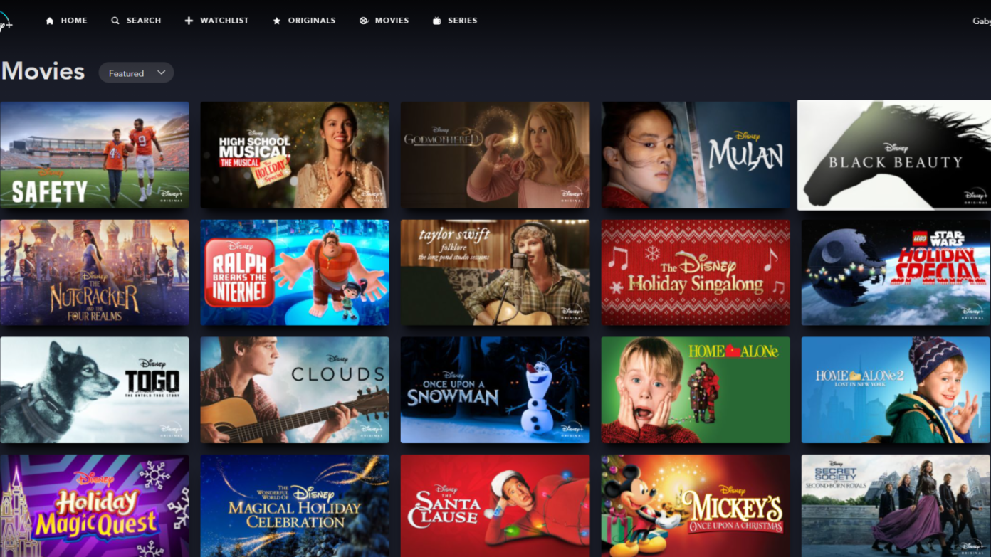 can you download disney plus movies on laptop mac
