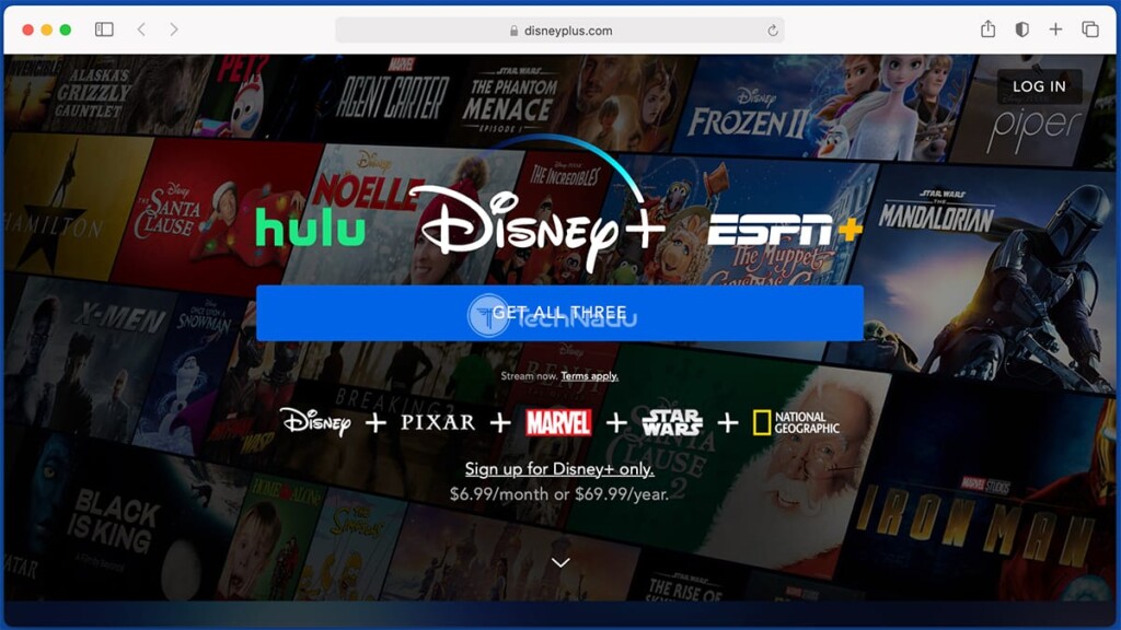 Disney Plus Bundle Landing Page Offer