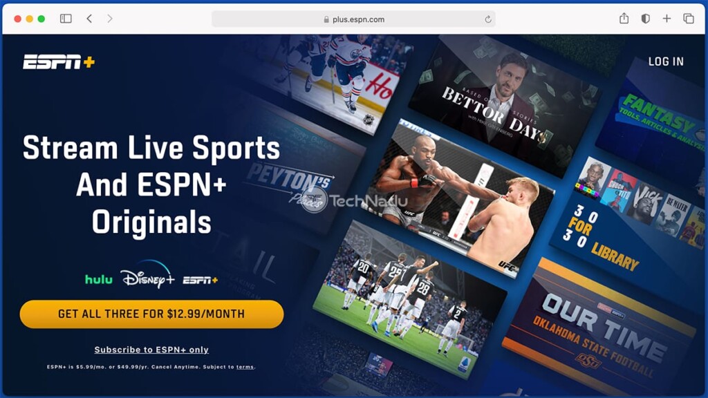 How to Add Disney Plus to Existing Hulu or ESPN+ Subscription | TechNadu - How To Login To Espn Plus With Hulu