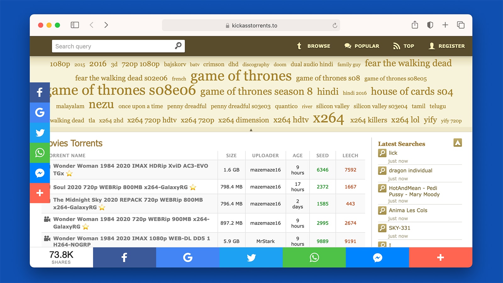 x1337x.se Competitors - Top Sites Like x1337x.se