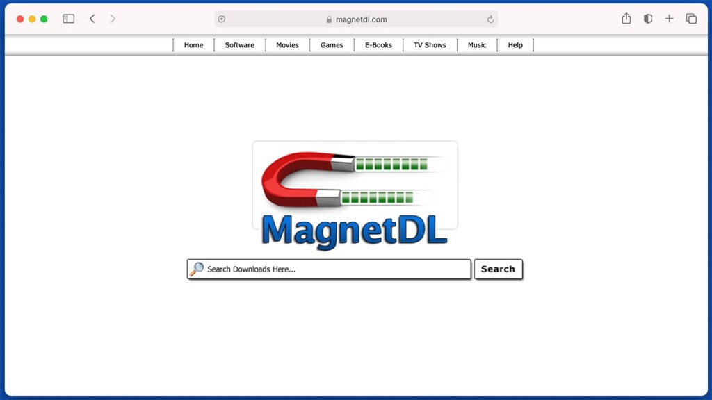 MagnetDL Torrent Website