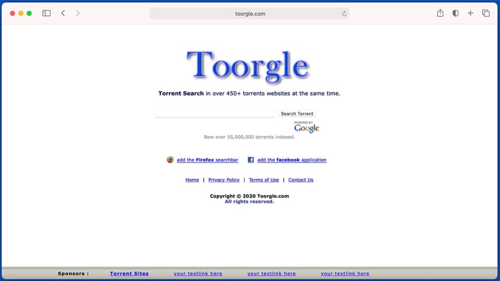 Toorgle Home Page