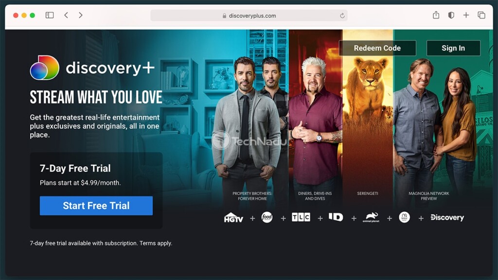 Discovery Plus Official Website Homepage